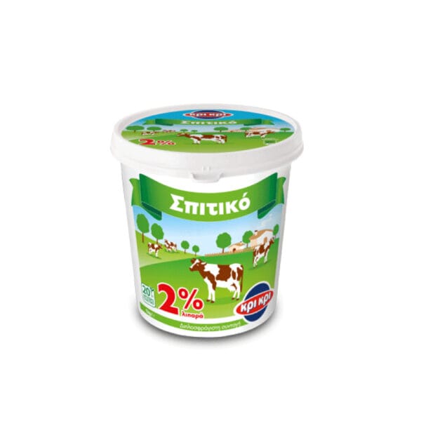 Επιδόρπιο γιαουρτιού Σπιτικό 2% λιπαρά 1 κιλό Κρι Κρι