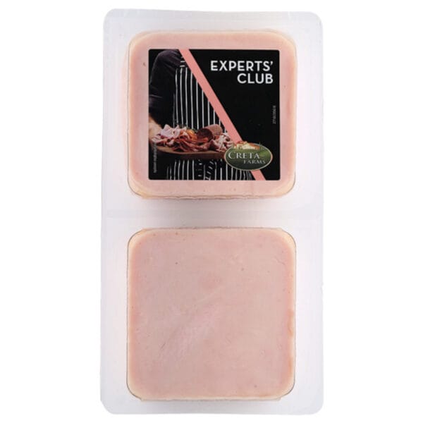 Γαλοπούλα βραστή σε φέτες 10x10 ~800γρ. Experts club
