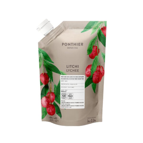 Πουρές lychee sugar free 1 κιλό Ponthier (ασκός συντήρησης)