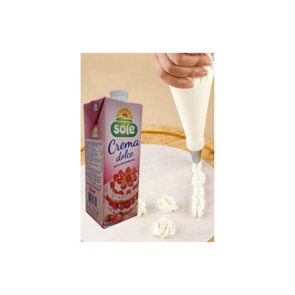 Κρέμα γάλακτος ζαχαροπλαστικής 26% λιπαρά 1 λίτρο Sole