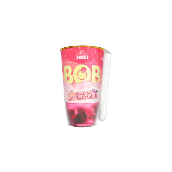 Bubble tea Bob sakura peach 360ml. 9 τεμάχια / κιβώτιο