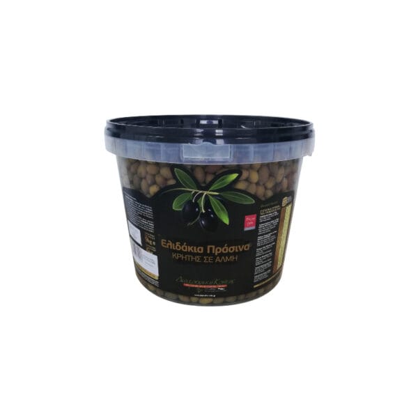 Ελιδάκια Κρήτης πράσινα ποικιλία Τσουνάτη 3 κιλά