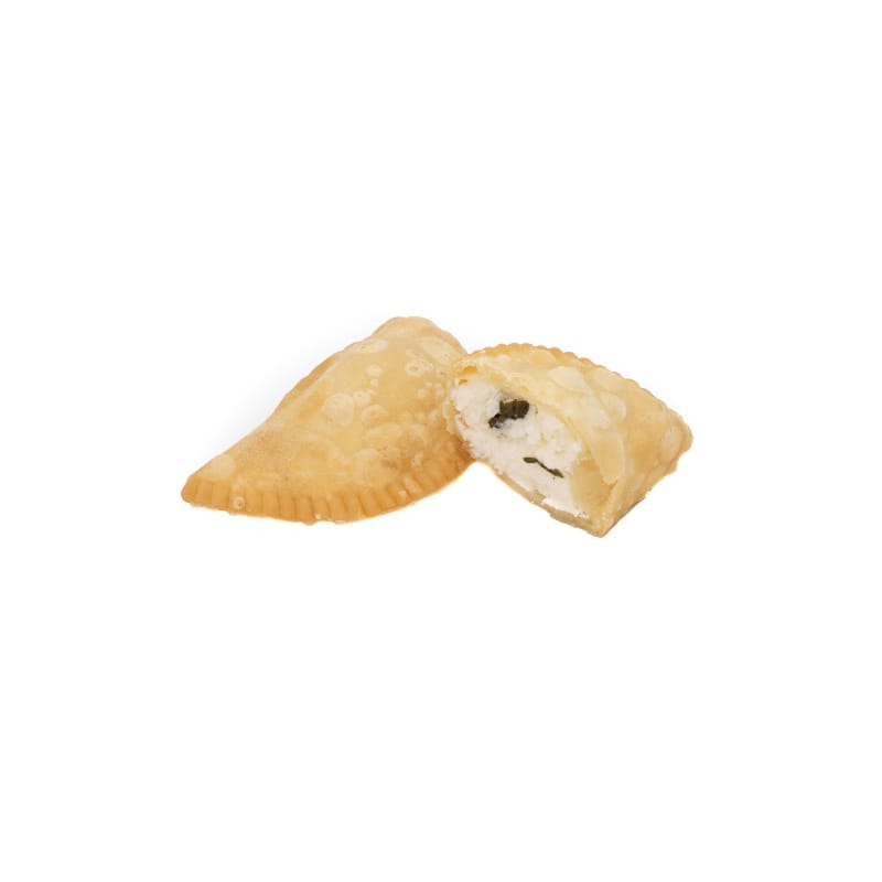 Πιτάκια τηγανιού 30γρ. με μυζήθρα και δυόσμο 1 κιλό