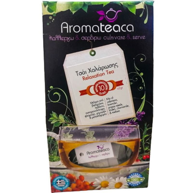Τσάι χαλάρωσης 10 τεμάχια Aromateaca