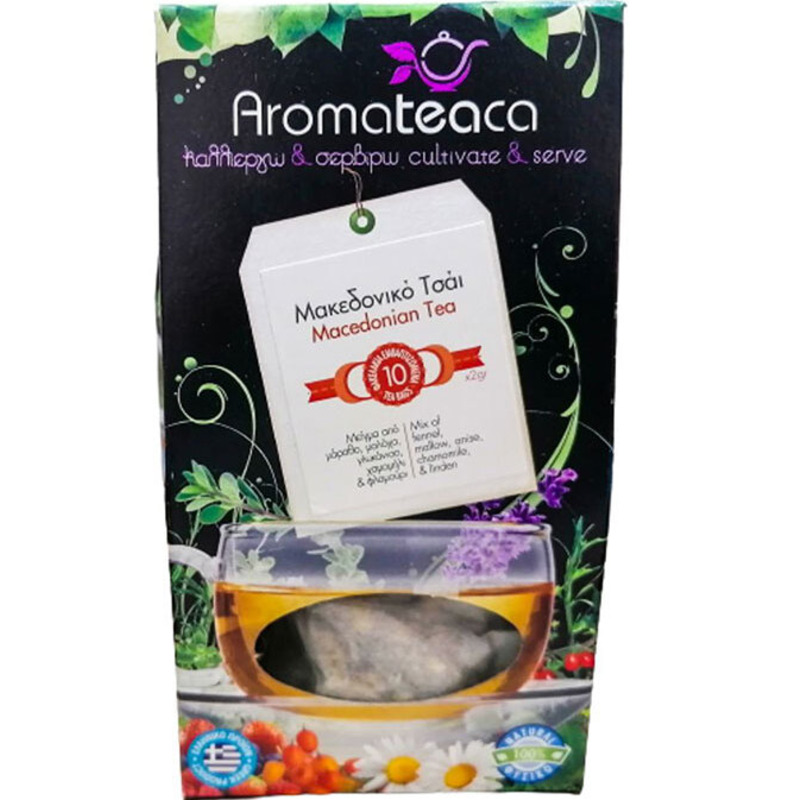 Τσάι μακεδονικό 10 τεμάχια Aromateaca