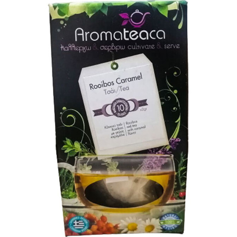 Τσάι rooibos caramel 10 τεμάχια Aromateaca