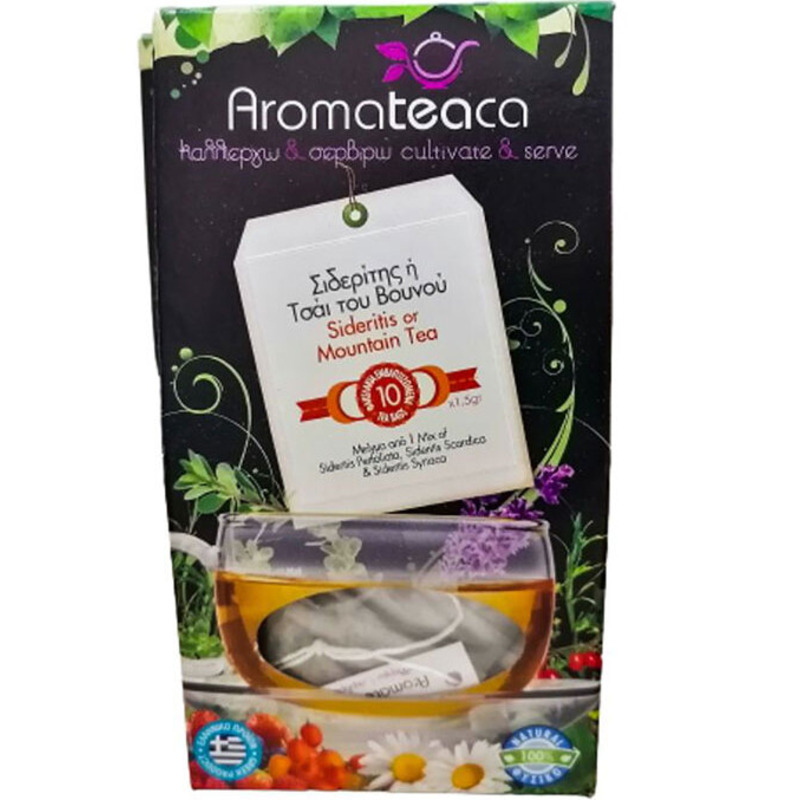 Τσάι σιδερίτης ή του βουνού 10 τεμάχια Aromateaca