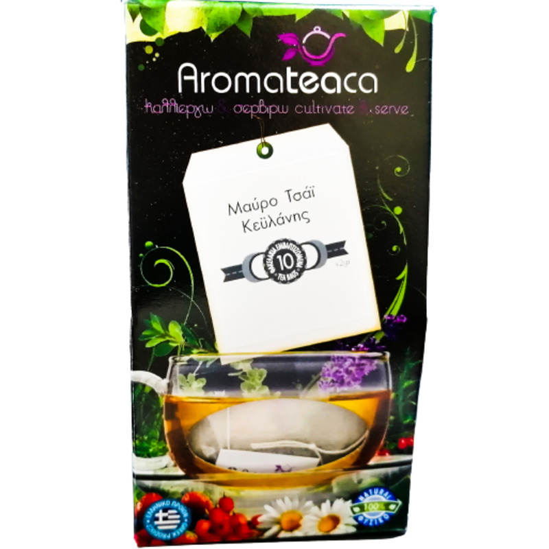 Τσάι μαύρο Κεϋλάνης 10 τεμάχια Aromateaca