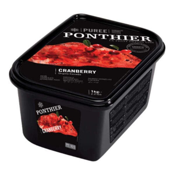 Πουρές cranberry 1 κιλό Ponthier (προϊόν κατάψυξης)