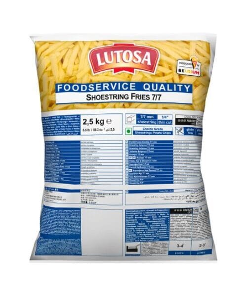 Πατάτες 7x7 2,5 κιλά 4 τεμάχια / κιβώτιο Lutosa