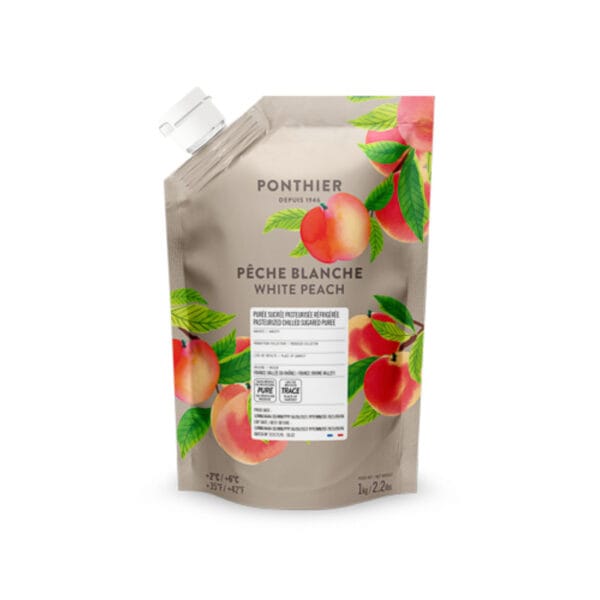 Πουρές white peach 1 κιλό Ponthier (ασκός συντήρησης)