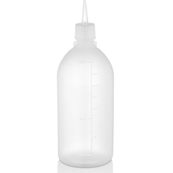 Μπουκάλι λευκό 1000ml. με δοσομέτρηση