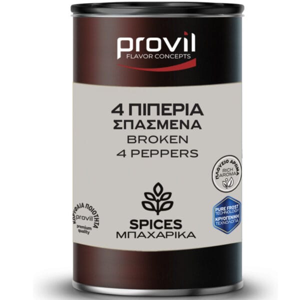 Πιπέρια mix 4 είδη σπασμένα 500γρ. Provil