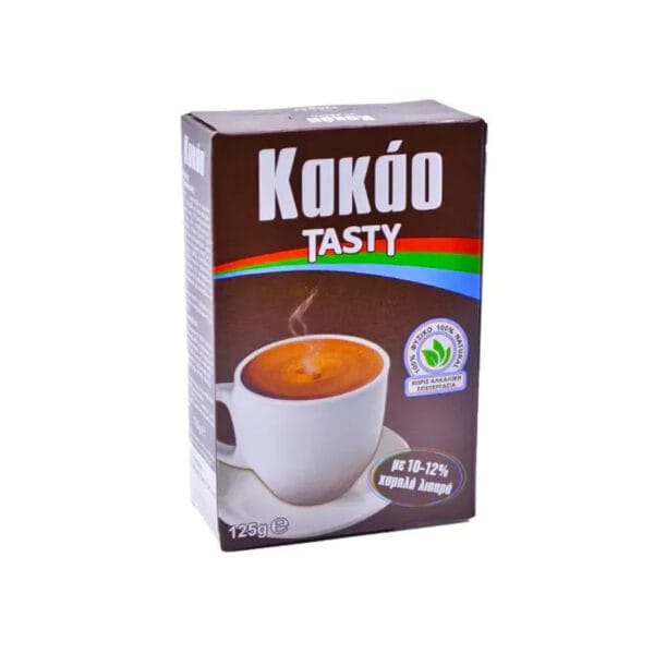 Κακάο με χαμηλά λιπαρά 125γρ. Tasty