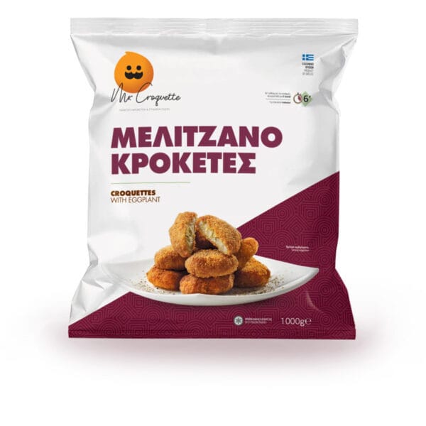 Μελιτζανοκροκέτες 35γρ. 1 κιλό Mr Croquette