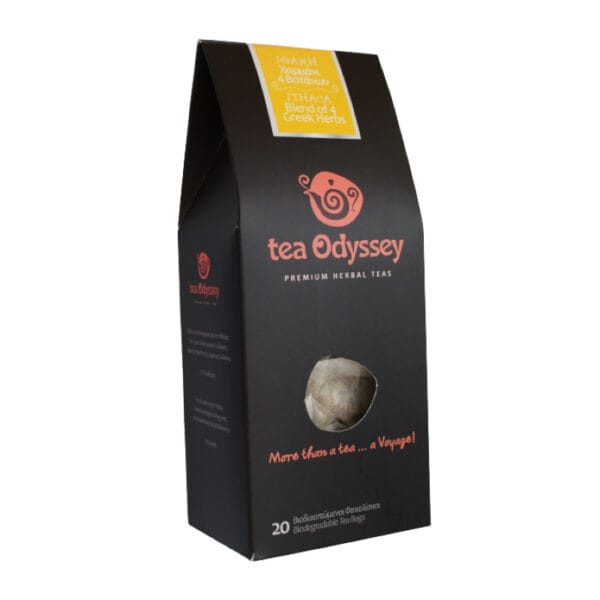 Τσάι ζεστό "ΙΘΑΚΗ" bio (χαρμάνι 4 βοτάνων) 35γρ. 20 τεμάχια Odyssey