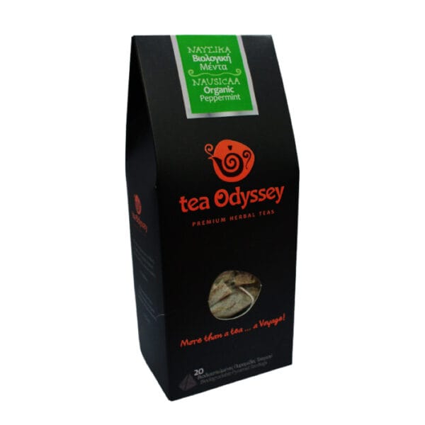 Τσάι ζεστό "ΝΑΥΣΙΚΑ" bio (βιολογική μέντα) 35γρ. 20 τεμάχια Odyssey