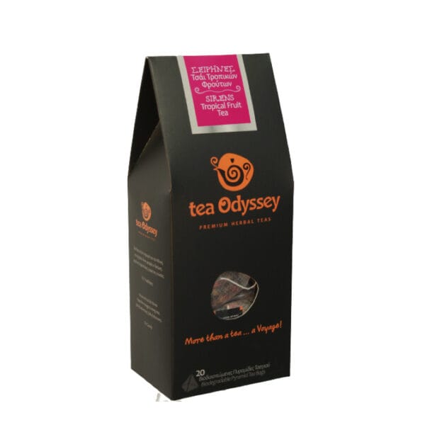 Τσάι ζεστό "ΣΕΙΡΗΝΕΣ" bio (ιβίσκος με τροπικά φρούτα) 60γρ. 20 τεμάχια Odyssey
